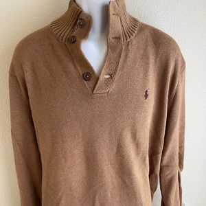 Ralph Lauren 3/4 button up sweater.